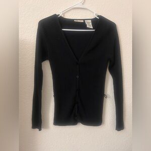 Faded Glory Women Small Button Front Cardigan